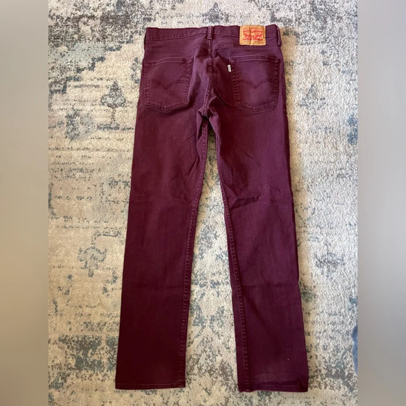 Vintage Levis 501 Jeans 32 x 32 Dark Wash Straight Red Orange Tab‎ Denim HTF! - Picture 2 of 8